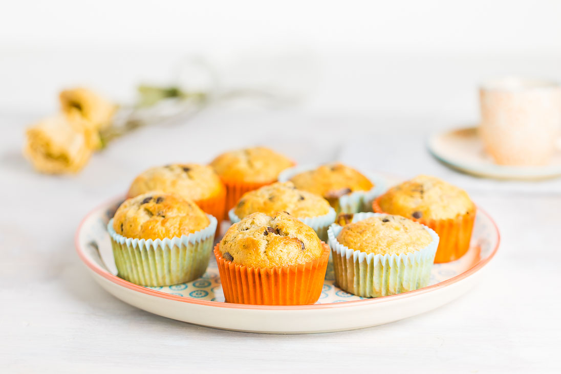 Bananenmuffins schnell und saftig vegetarisch casual cooking österreichischer food blog