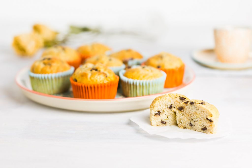 Bananenmuffins schnell und saftig vegetarisch casual cooking österreichischer food blog